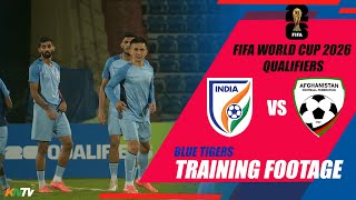 Indian Football Team Training Session  FIFA World Cup 2026 Qualifiers  India vs Afghanistan [upl. by Fusco]