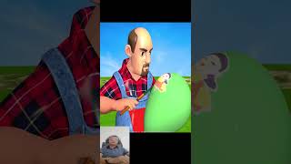 Scary Teacher 3D Challenge Paint color Balloons Mask Nice or Error With Tani vs 2 Neighbors shorts [upl. by Esorrebma707]