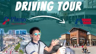 Legacy West to Allen Outlets  Plano TX to Allen TX  Driving Tour [upl. by Yttam]