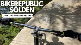 Ohn Line Green Hill Line Bikerepublic Sölden 2023 [upl. by Perloff]