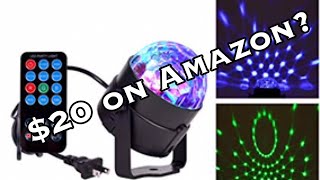 Nequare LED Disco Party Light Unboxing and Review Amazon [upl. by Haggai779]