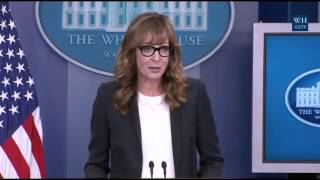 West Wing Actor Surprises Reporters At White House Press Briefing [upl. by Carlen803]