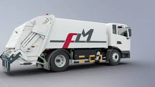 FULONGMA Garbage Compactor Truck [upl. by Orson]