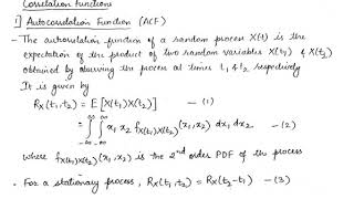 Lecture 9 Correlation functions [upl. by Dinnie328]