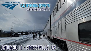 Riding Amtraks California Zephyr  Superliner Roomette  ChicagoEmeryville [upl. by Giess530]