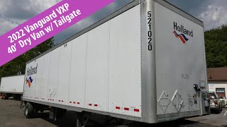 2022 Vanguard VXP 40 Single Axle Dry Box Trailer  TRO 0814244 [upl. by Tunk]