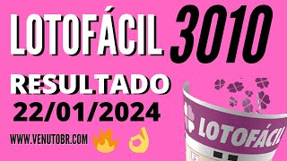 🍀 Resultado Lotofácil 3010 [upl. by Allenad738]