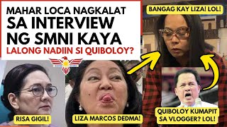 BANGAG KAY LIZA SI MAHAR LOCA SA INTERVIEW  QUIBOLOY KUMAPIT SA VLOGGERS LOL 661 [upl. by Nahallac]