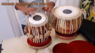 Professional Tabla Set  Deep Bass Brass Baya  Sheesham Daya  Exotic Sound Tabla [upl. by Akihsal]