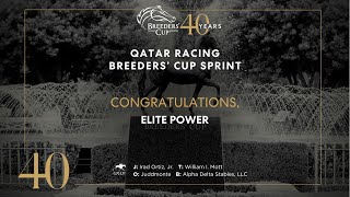 2023 Qatar Racing Breeders Cup Sprint  Elite Power [upl. by Otinauj]