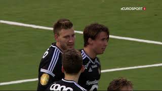 Nicklas Bendtner goal 02 Tromsø  Rosenborg [upl. by Ttekcirc]