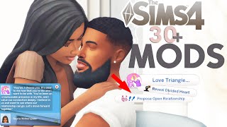 30 Realistic Mods for The Sims 4  Sims 4 Mods [upl. by Dnaleel]