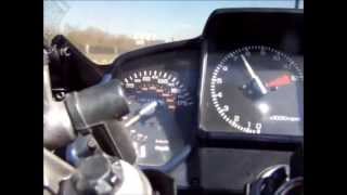 Honda VFR 750F RC 24 Full acceleration to 120 mph [upl. by Trevar]