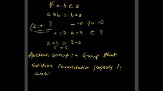 Group theory  Abelian Group  Commutative property [upl. by Knut404]