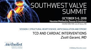 TCD and Cardiac Interventions Zsolt Garami MD [upl. by Johnna]