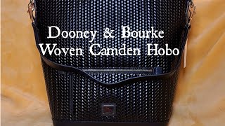 Dooney amp Bourke Woven Camden Hobo Day 14 of 16 dooneyandbourke handbags OlaMaye black [upl. by Beaver]