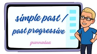 SIMPLE PAST vs PAST PROGRESSIVE [upl. by Ntisuj]