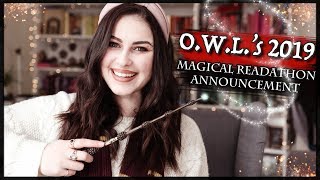 OWLs MAGICAL READATHON 2019 ANNOUNCEMENT  Book Roast [upl. by Maia]