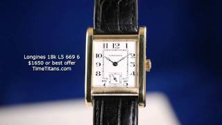 Longines 18k Pink L5 669 6 [upl. by Bandeen419]