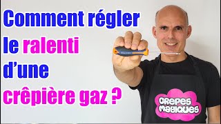 Comment régler le ralenti de votre crêpière gaz Krampouz [upl. by Sisenej]