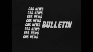 Nov 22 1963  CBSTV Bulletin No 2 on JFK Assassination [upl. by Zitah]