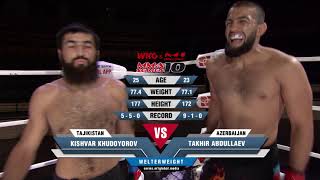 MMA Series10 WKG amp M1 Online  Kishvar Khudoyorov Tajikistan vs Tahir Abdullaev Azerbaijan [upl. by Newob]