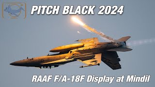 Super display over Mindil Beach for Ex Pitch Black 24 [upl. by Hessler]