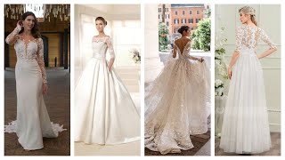 Chic Wedding Dresses 2023  Glamorous Wedding Dress Ideas  Modern Bridal Gowns [upl. by Arihsat]