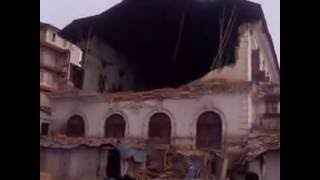 Nepals First High school Darbar High School partialy collapsed in earthquake of nepal [upl. by Jecoa]