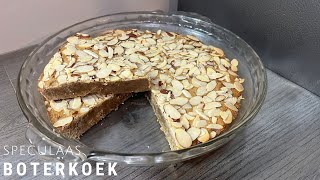 Speculaas Boterkoek  A Delicious Dutch Pastry [upl. by Kiyoshi782]