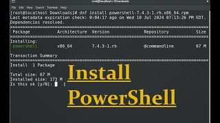 How to install Powershell on Oracle Linux [upl. by Akehsal]