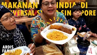 Makanan India di Universal Studio Singapore  Ardis Family Vlog [upl. by Arramahs183]