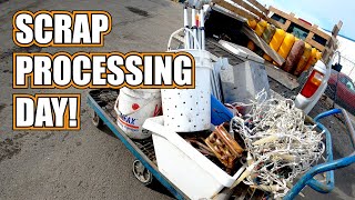 Scrap Metal Pickups and Processing  Stainless and Copper [upl. by Econah]