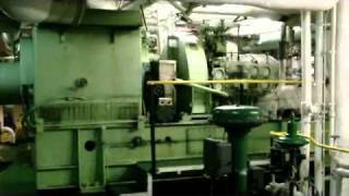 Steam turbine ship engine room tour part 2 [upl. by Banerjee18]