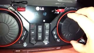 MINI SYSTEM LG XBOOM CK43 [upl. by Nilreb]