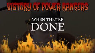 OneyPlays History of Power RangersWhen Theyre Done Linkara Metal [upl. by Nyasuh]