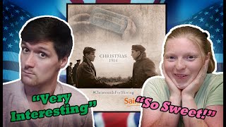 American Couple Reacts to 1914 Sainsburys Christmas Advert [upl. by Woods358]