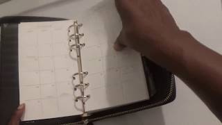 Kate Spade Zip Around Personal Planner Overview [upl. by Eladnwahs]