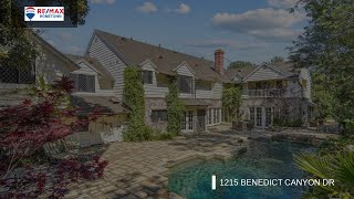 1215 Benedict Canyon Dr  Beverly Hills Real Estate [upl. by Hufnagel]