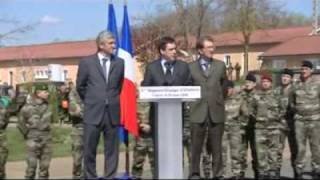 Visite du Premier ministre au camp de CAYLUS [upl. by Ellwood]