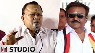 quotHe gave life to Captain Vijayakanth Sarathkumar and mequot Radharavi open speech [upl. by Anaahs]