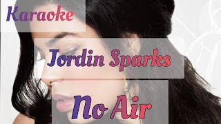 Jordin Sparks  No Air  Instrumental Lyrics  Backing Vocals [upl. by Aniras]