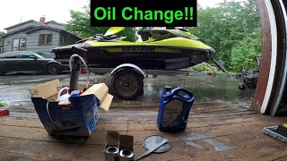 2008 Sea Doo GTX 215 Oil Change [upl. by Harley]