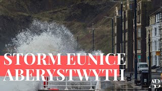 Storm Eunice in Aberystwyth [upl. by Lallage]