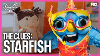 The Clues Starfish  Season 11  The Masked Singer [upl. by Monika]