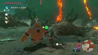 Breath of the Wild How to get to Divine Beast Vah Rudania Main Quest [upl. by Dnalevets]