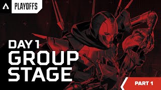 ALGS Year 4 Split 2 Playoffs  Day 1 Group Stage Part One  Apex Legends [upl. by Gilchrist]