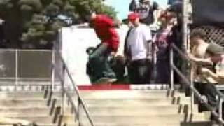 Ryan Sheckler Hardflip 17 Stairs [upl. by Fredenburg]