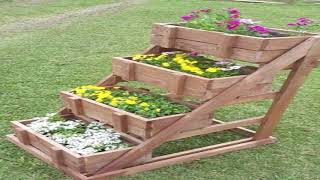 6 Creative Ideas use Wood Pallet for Your Garden  Gardening Tips [upl. by Anyaled297]