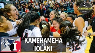 Raiders defend at the buzzer  SL Replay  Kamehameha vs Iolani Feb 9 2019 [upl. by Marilla]